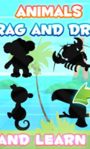 Drag and Drop Puzzle animaux 1