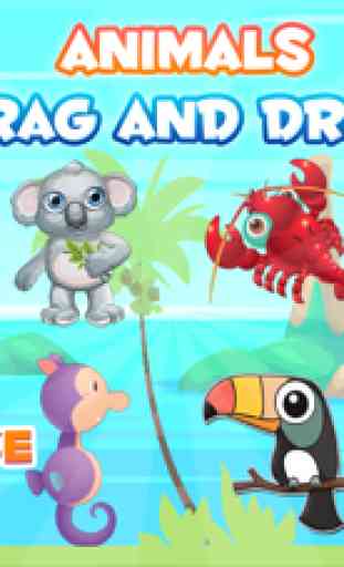 Drag and Drop Puzzle animaux 2