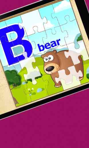Éducatif ABC Jeux pour fille enfants puzzle 3 ans 2