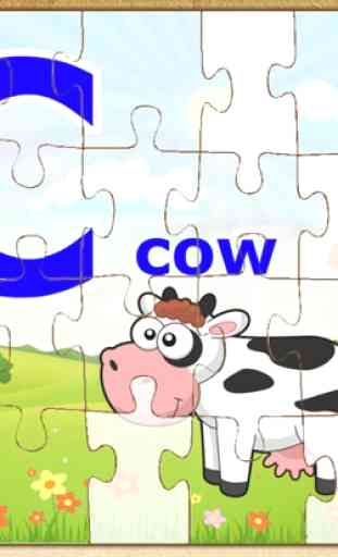 Éducatif ABC Jeux pour fille enfants puzzle 3 ans 4