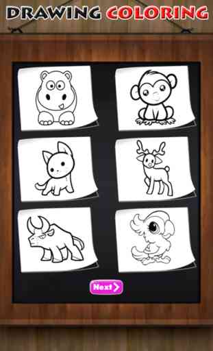 Dessin Animal on Sketch line Coloriage pour enfant 3