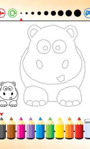 Dessin Animal on Sketch line Coloriage pour enfant 4