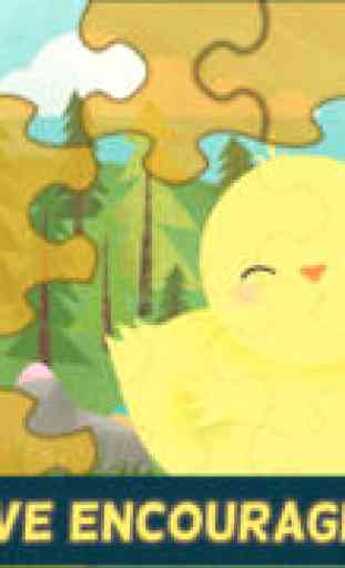 Jeux des lapins de Pâques pour enfants : les puzzles HD de chasse aux œufs de Pâques pour bambins et préscolaires 4