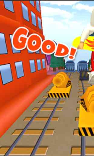 3D Subway Kids Rail Dash Run 4