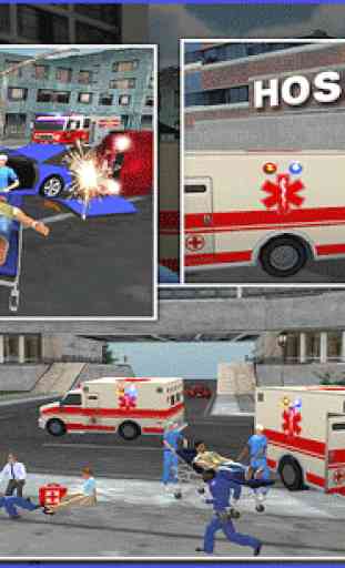 Ambulance pilote de secours 3D 2