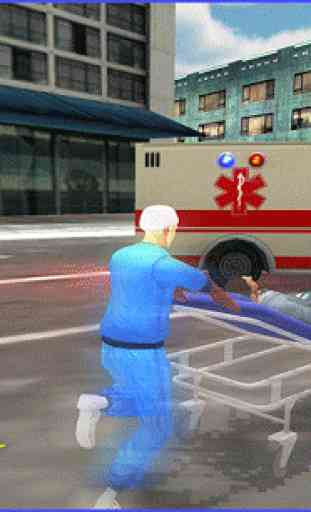 Ambulance pilote de secours 3D 4