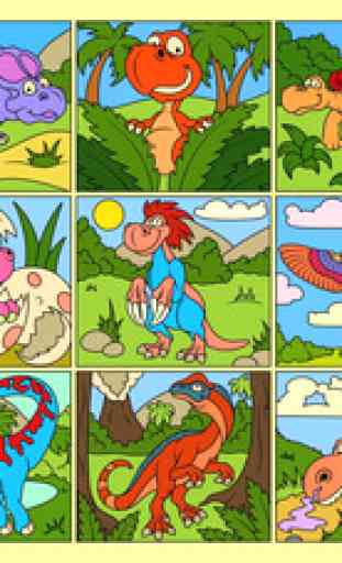 Dinosaures  - Peinture par numéros 1