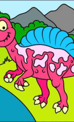 Dinosaures  - Peinture par numéros 3