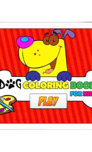 dog livre à colorier pour les enfants 3