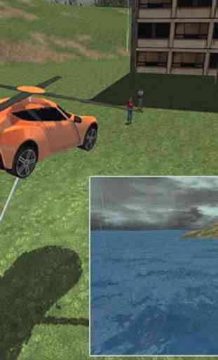 Flying Rescue Helicopter Car 2