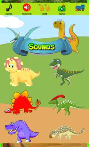 Jeu de dinosaures pour enfants, gentil train Dino 1