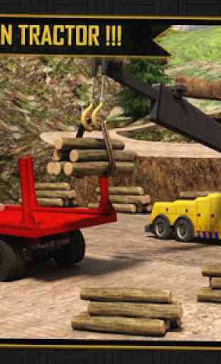 Log Transporter Tracteur Grue 1