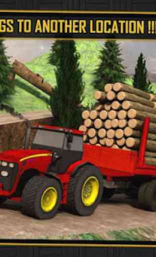 Log Transporter Tracteur Grue 2