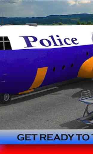 Police Plane Transporter: Moto 1