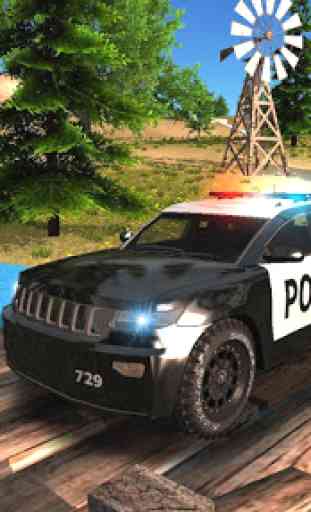 Police Car Driving Offroad 4