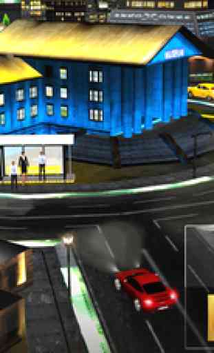Voiture électrique Taxi 3D Sim: Jour Nuit conduire 1