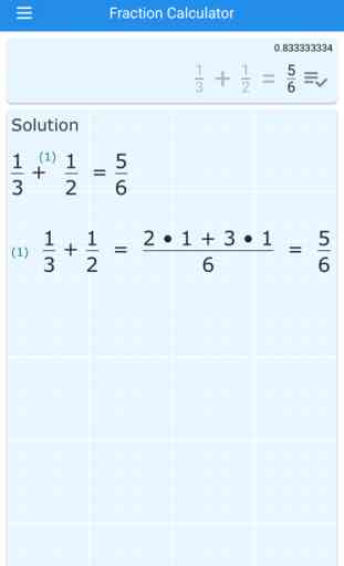 Calculatrice fraction 2
