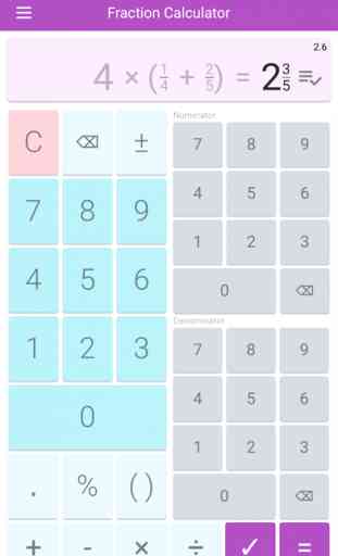 Calculatrice fraction 3