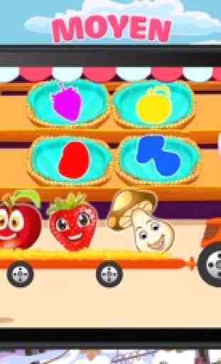 Jeux de légumes et fruits puzzle enfant 2