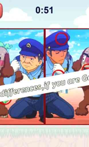 Trouvez la différence Yo-Kai 3