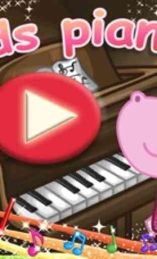 Hippopotame: Piano pour enfants 1