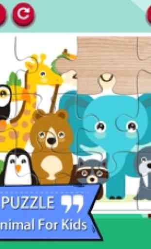 Zoo animé Animaux Jigsaw Puzzle Jeux 3