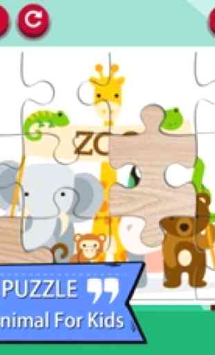 Zoo animé Animaux Jigsaw Puzzle Jeux 4