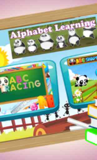 Mignon Panda Alphabet Jeux De Lettres Enfants 1