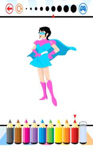 Coloriage Super Hero - Activités pour enfants 1