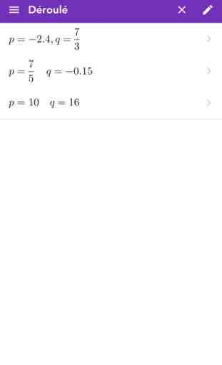 Résoudre math - la formule PQ 4