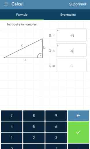 Résoudre Pythagore 1