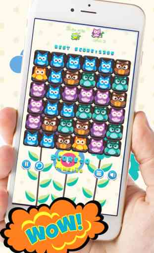 Swipe chouettes Match 3 Puzzle Game 1