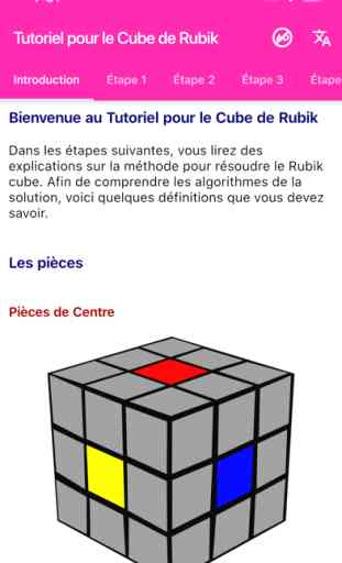 Tutoriel pour le Cube de Rubik 1