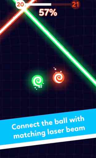 Balls VS Laser: jeu de réflexe 2