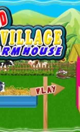 Construire une ferme de village 1