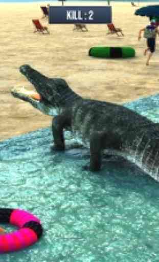 Gros Crocodile Attaque Simulat 4