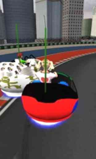 Simulateur de voiture de course de pare-chocs-3D F 4