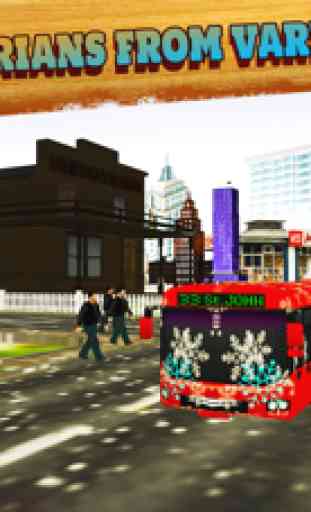 Christmas Party Coach Neige Bus Simulator 2016 Pro 2