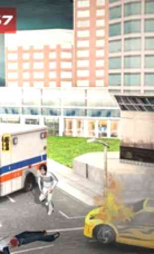 City Ambulance Driving Game 2017: course d'urgence 1