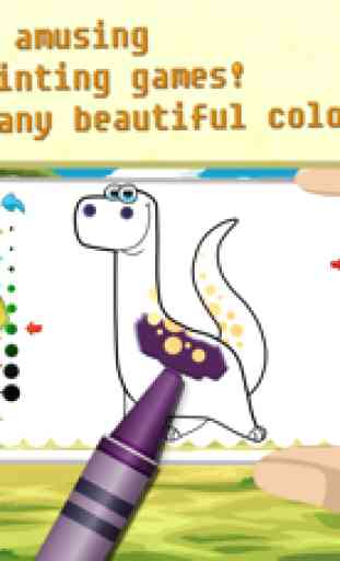 Dinosaur Coloring HD - jeux de dinosaure peinture 3