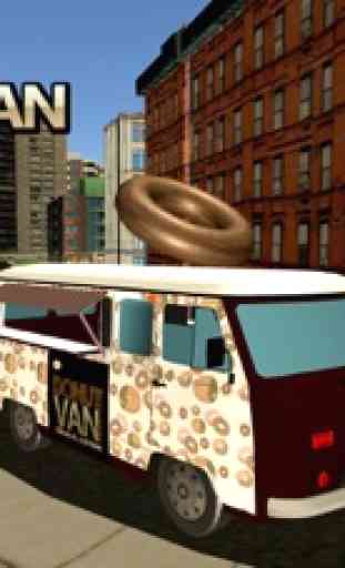 Donut van simulateur livraison & conduite camion 4