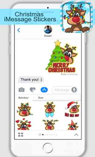 Noël Autocollants Pour iMessage Amusement SMS 2
