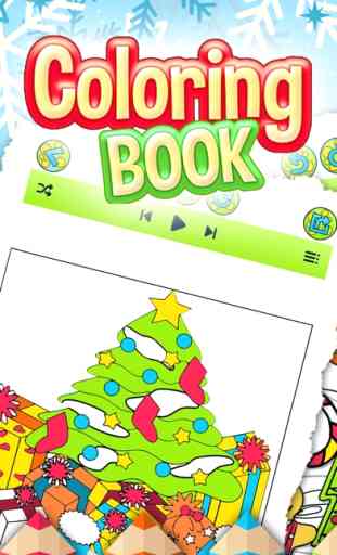 Noël Coloré Gratuit Livre À Colorier Pour Enfants 3