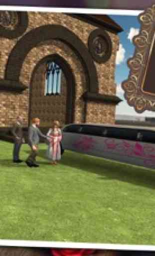Stationnement de mariage en chapelle 3d - Simulate 2