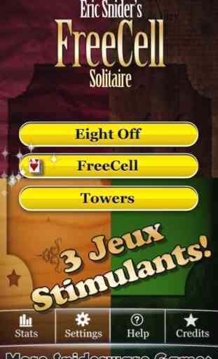 ◉ Pack FreeCell Solitaire - Avec FreeCell, Towers 2