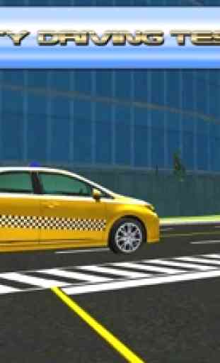 Voiture électrique taxi conduite et transport de p 3
