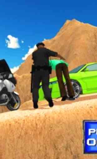 hill policiers vélo conduite et la moto sim 3