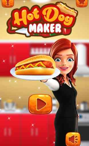 Hot Dog Maker 2017 - Jeux de cuisine Fast Food Del 1