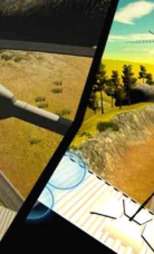 Simulateur de vol d'hélicoptère 3D 3