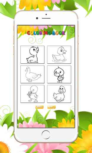 Animaux de Ferme Jeux gratuits pour les enfants: Coloring Book pour apprendre à dessiner et colorier un porc, canard, mouton 4